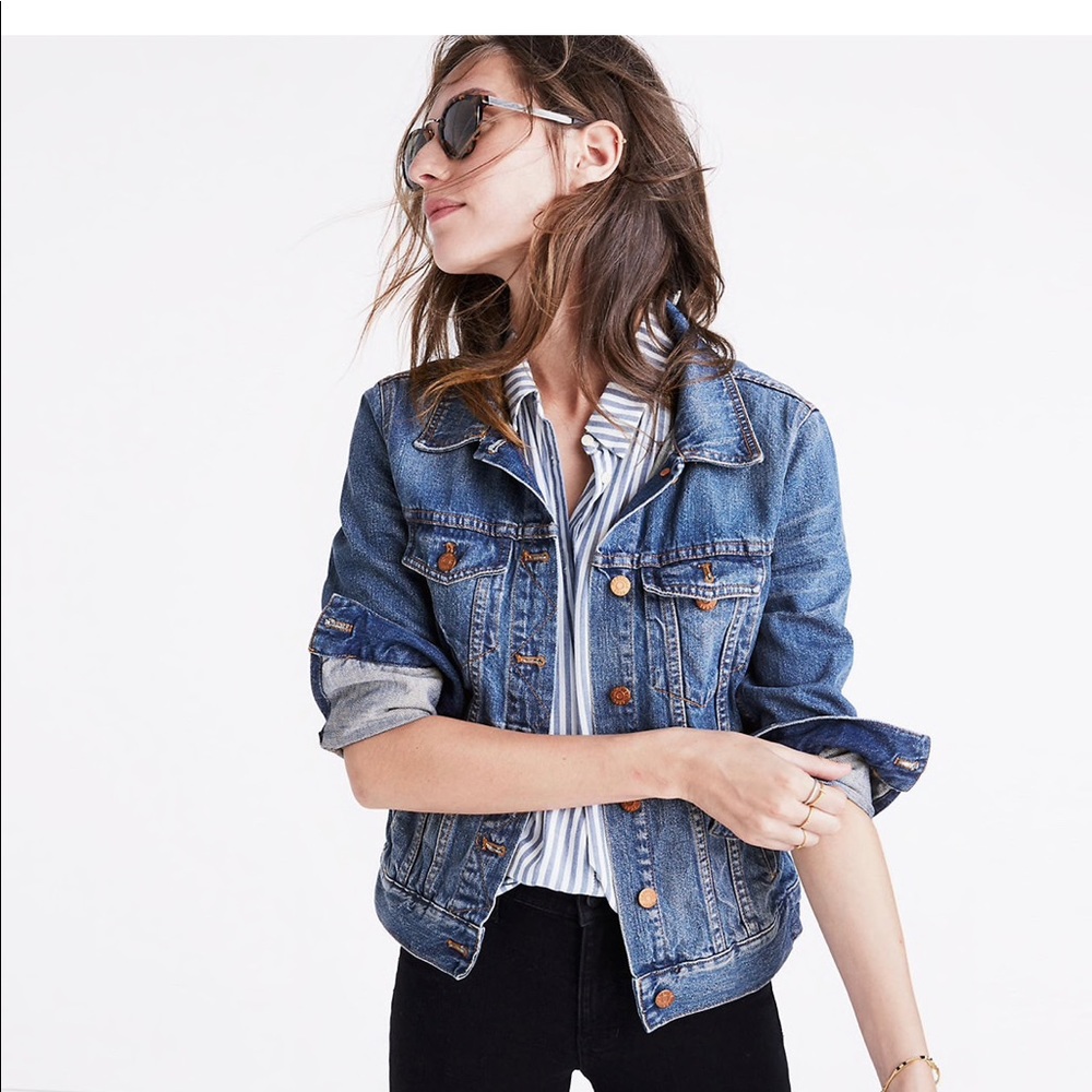 Madewell Jeans Jacker Size M in new condition